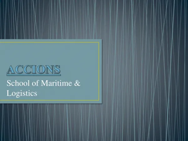 Marine / Maritime Engineering