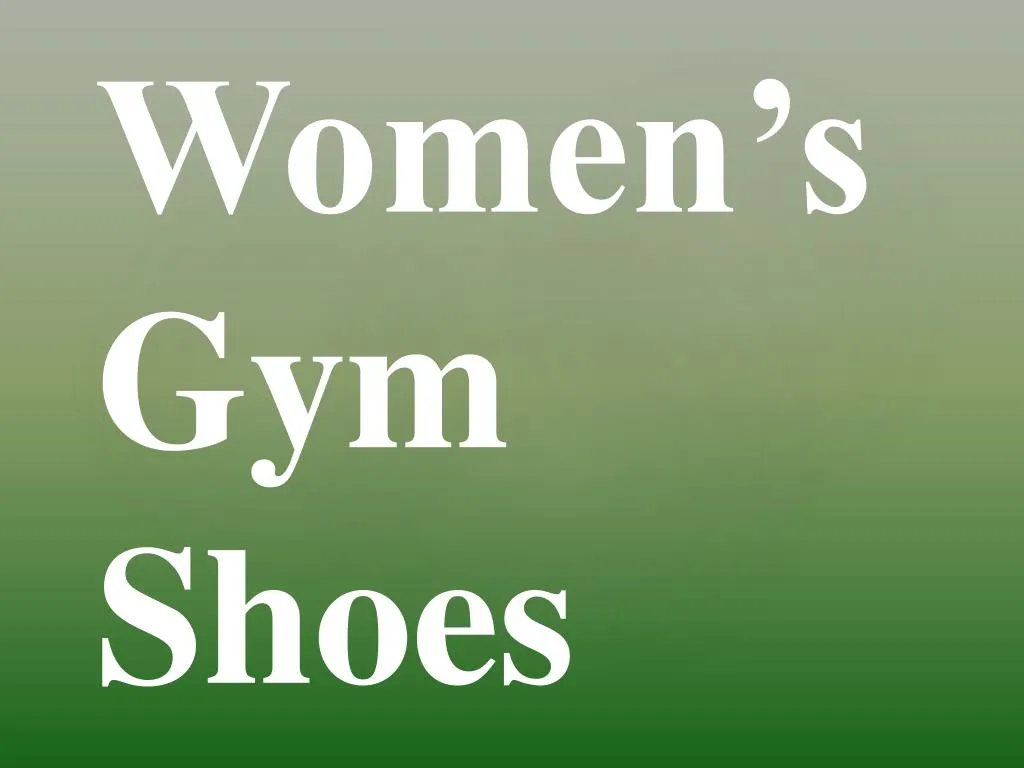 women s gym shoes