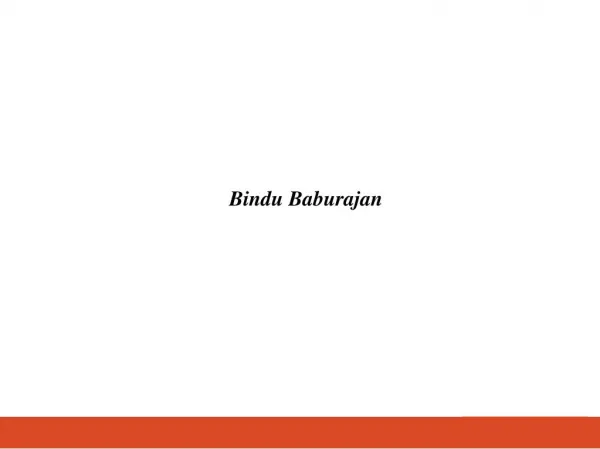 Bindu BabuRajan
