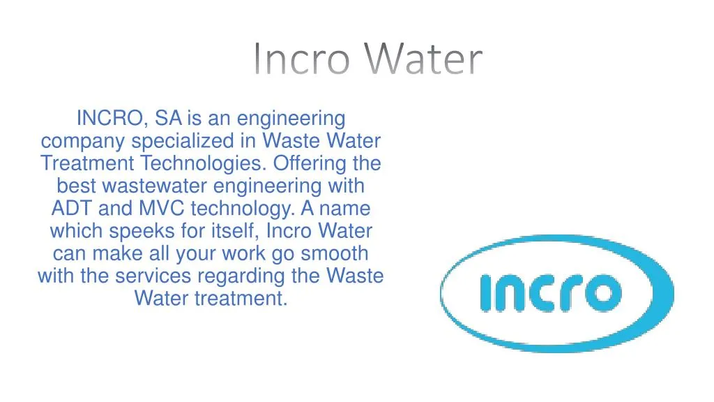 incro water