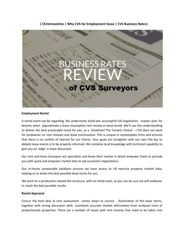 Lease Reverse-Gear services//CVS surveyors