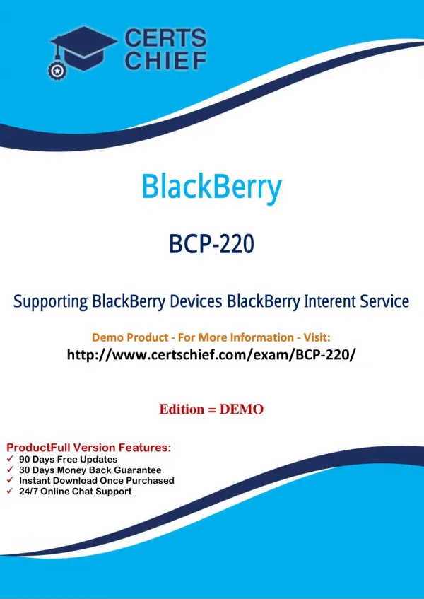 BCP-220 Exam Answers