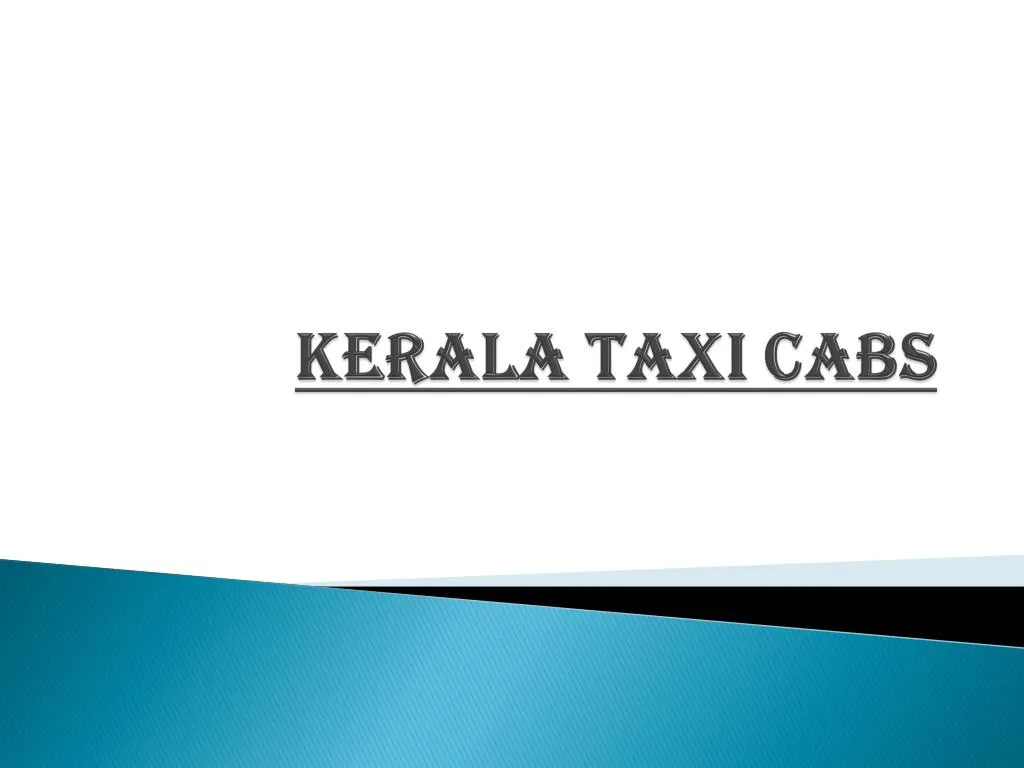 kerala taxi cabs