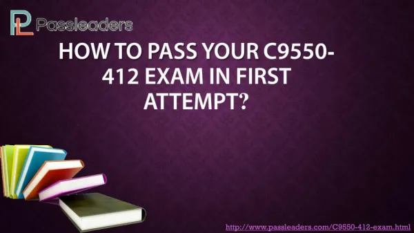 Passleaders C9550-412 Exam Questions