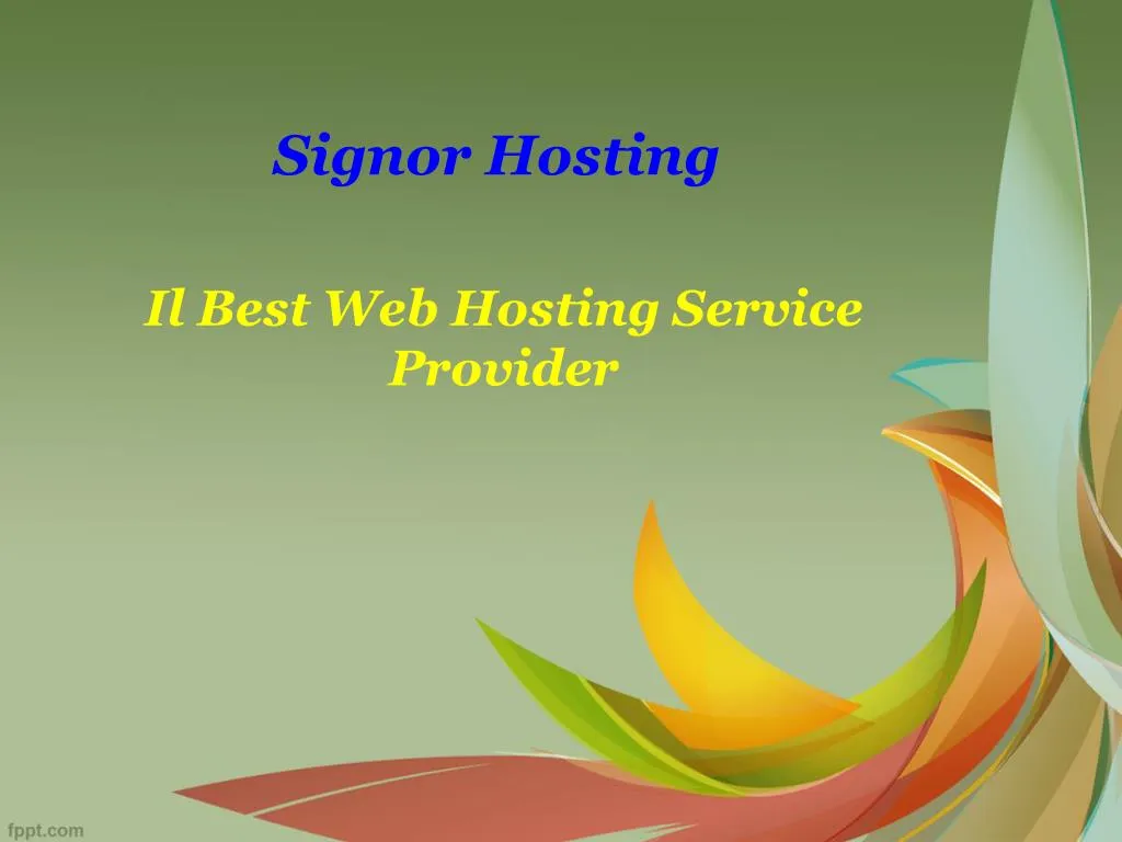 signor hosting