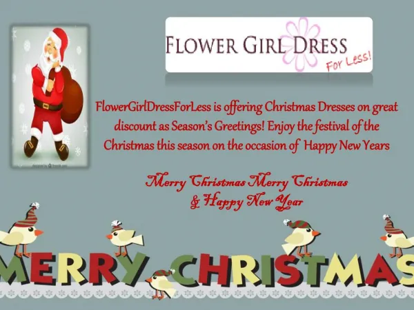 Best Christmas Dresses from Flower Girl Dress For Less