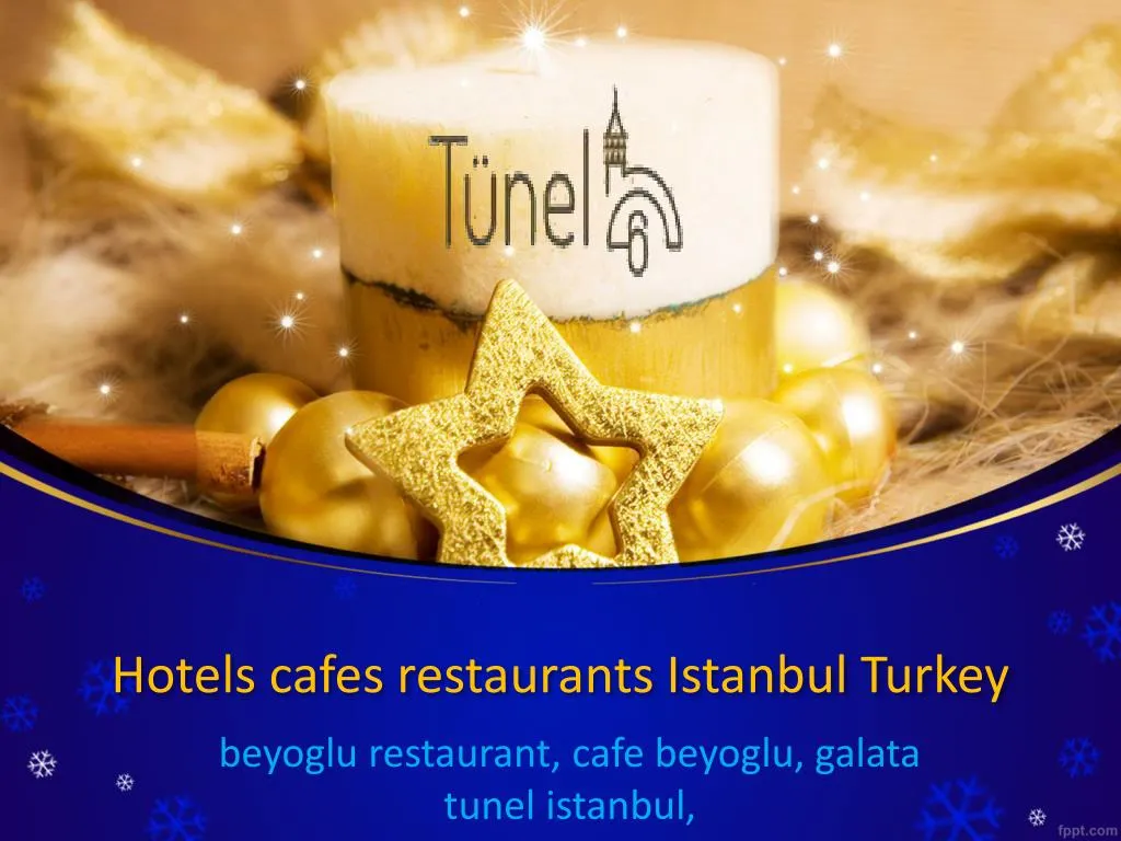 hotels cafes restaurants istanbul turkey