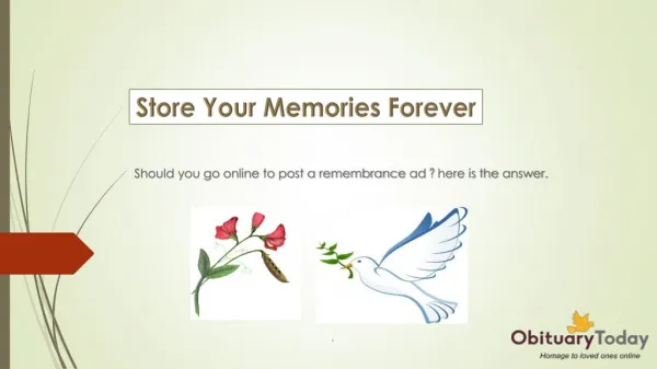 Book Your Obituary and Remembrance Ads