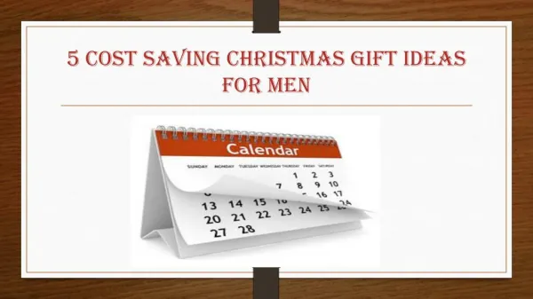 5 Cost Saving Christmas Gift Ideas For Men