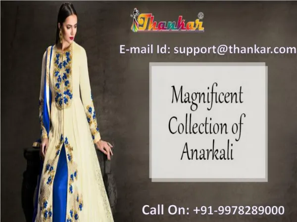 Latest Anarkali Salwar Suits Online Shopping for New Year Eve in India