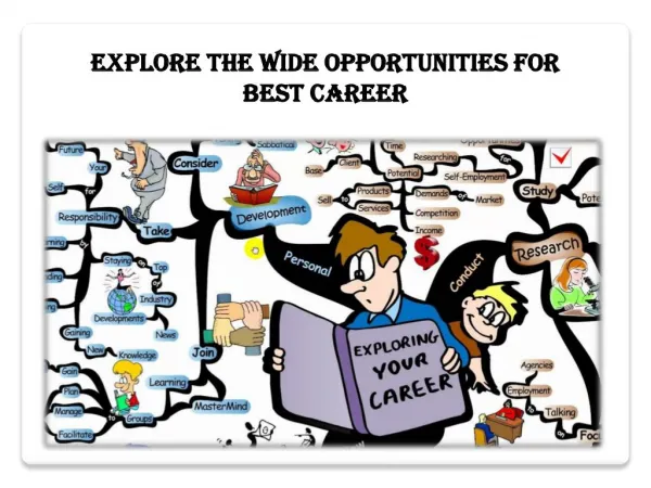 Explore the Wide Opportunities for Best Career