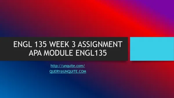 engl 135 week 3 assignment apa module engl135
