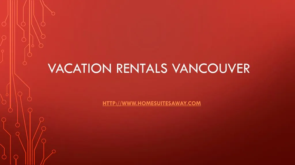 vacation rentals vancouver