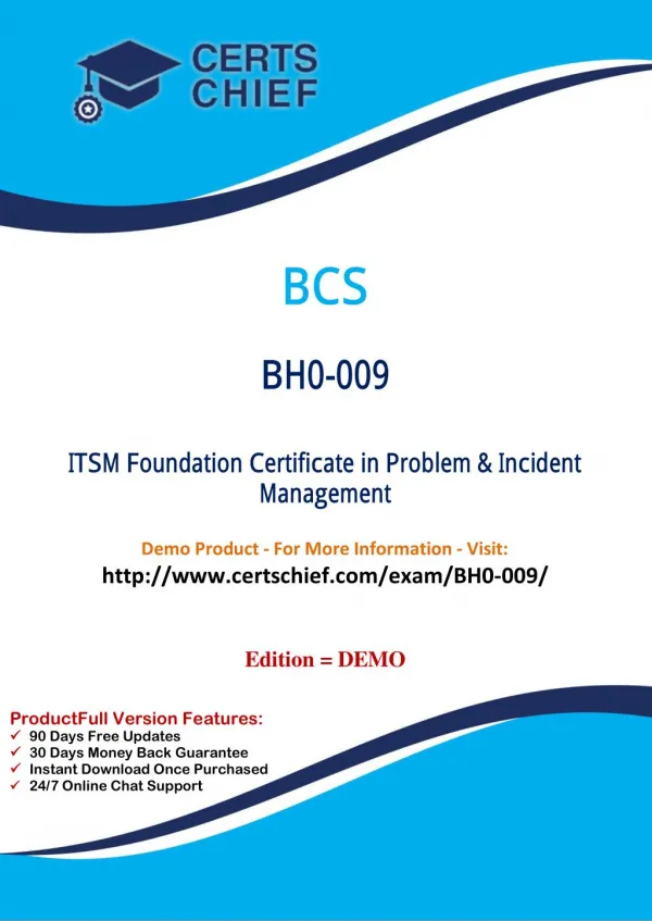 BH0-009 Certification Practice Test