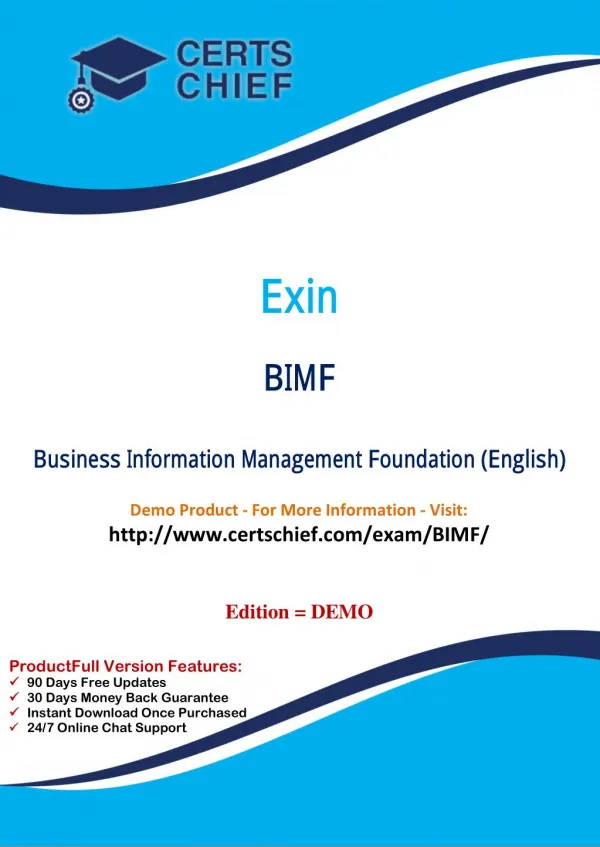 BIMF Certification Practice Test