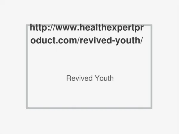 Revived Youth