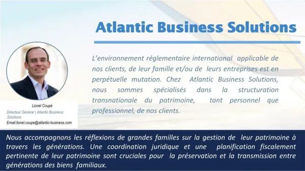 Atlantic Private Investments - Atlantic Financial