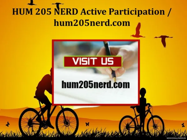 HUM 205 NERD Active Participation/hum205nerd.com