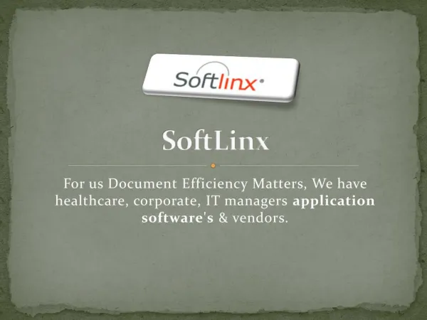 Softlinx offers : Cloud Fax Service