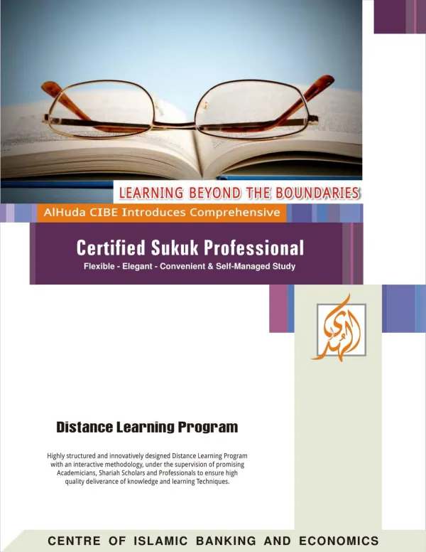 AlHuda CIBE-Certified Sukuk Professional