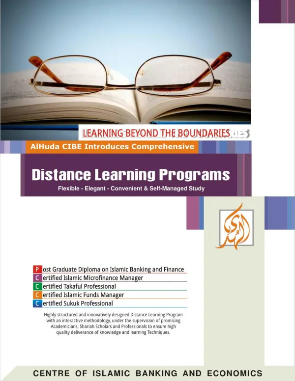 AlHuda CIBE-Distance Learning Profile - Local and International.pdf