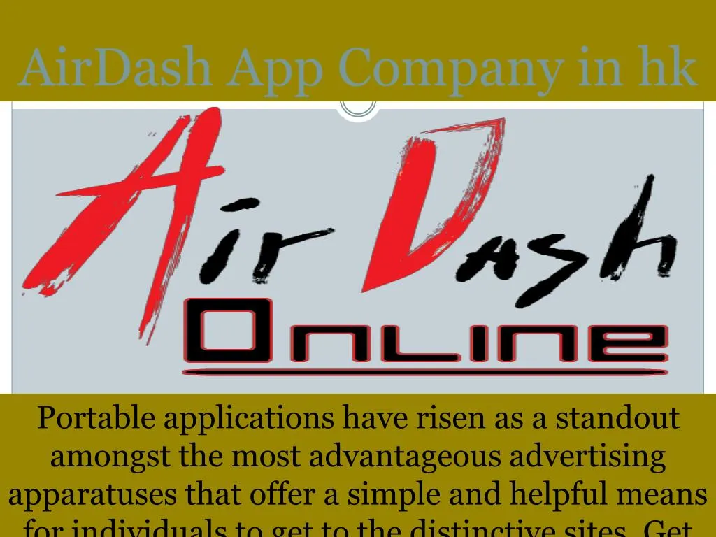 airdash app company in hk