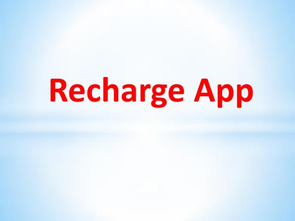 Free Recharge Online - Top Apps