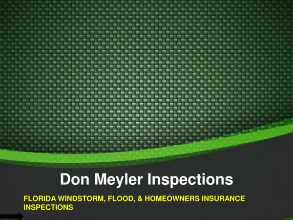 Insurance Inspection Services