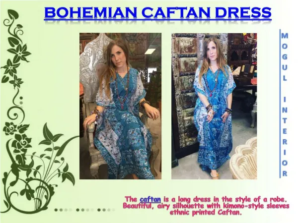 BOHEMIAN CAFTAN DRESS