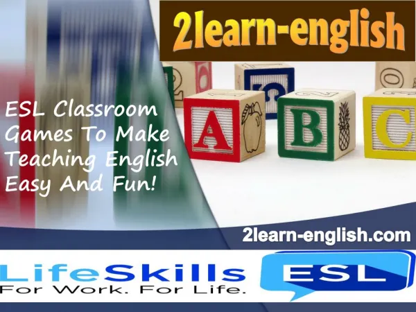 ESL Classroom Games To Make Teaching English Easy And Fun!
