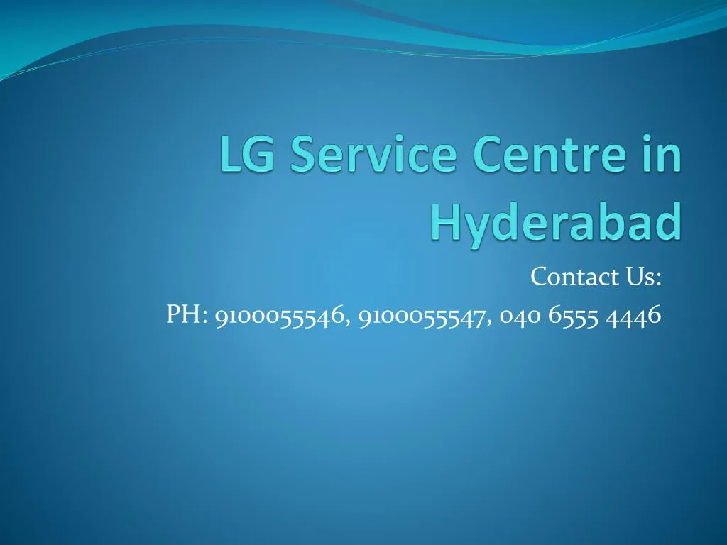 lg service centre in hyderabad
