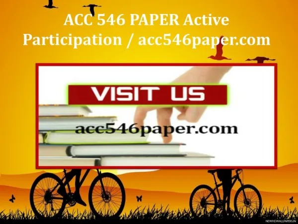 ACC 546 PAPER Active Participation / acc546paper.com