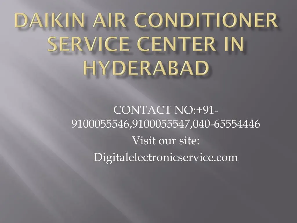 daikin air conditioner service center in hyderabad