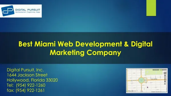 Best Miami Web Development Company : Digital Pursuit