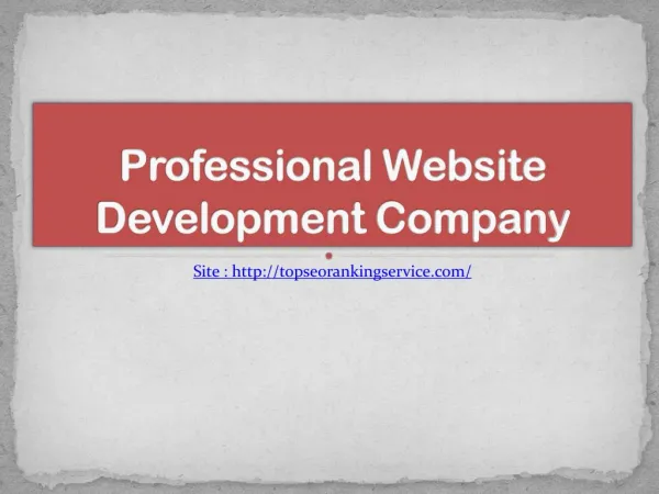 Top Web Development Services in India