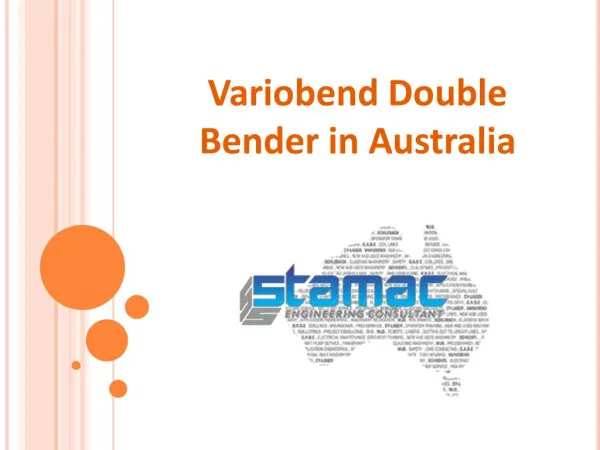 Variobend Double Bender in Australia