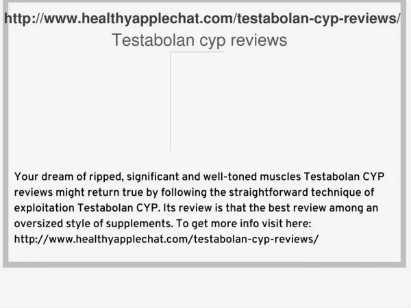 http://www.healthyapplechat.com/testabolan-cyp-reviews/