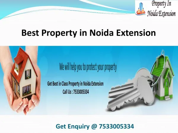 Property In Noida Extension