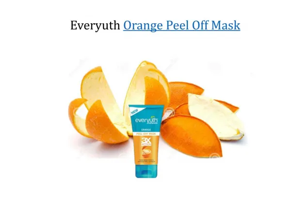 Orange Peel Off Mask