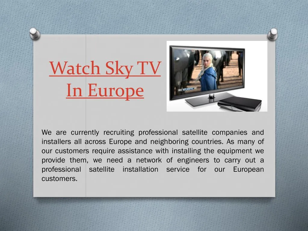 watch sky tv in europe