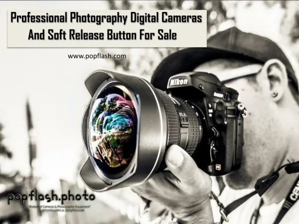 Professional Photography Digital Cameras and Soft Release Button for Sale