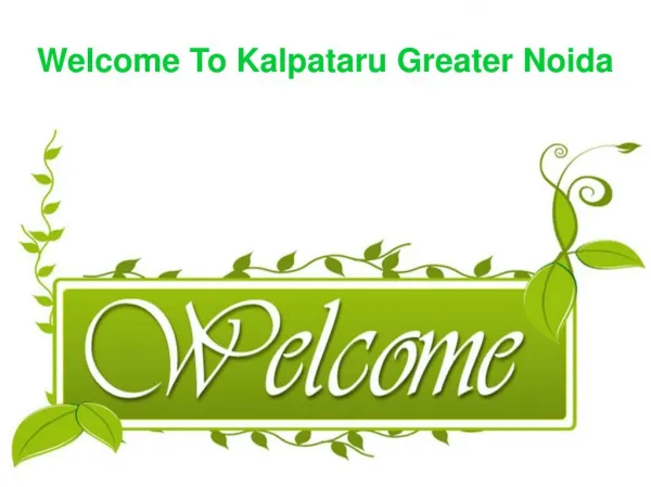 Kalpataru Greater Noida Call@9739976422