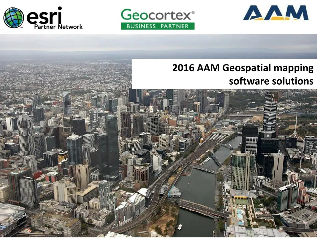 2016 aam geospatial mapping software solutions