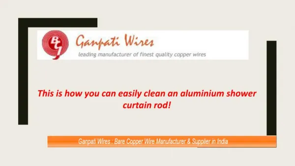 how you can easily clean an aluminum shower curtain rod
