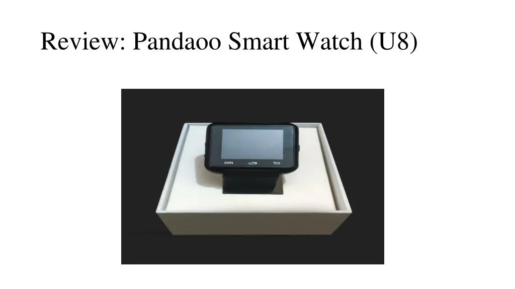 review pandaoo smart watch u8