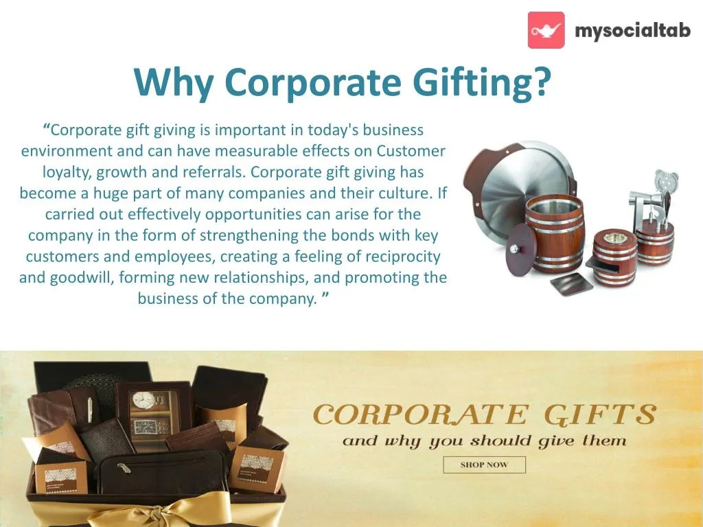 why corporate gifting
