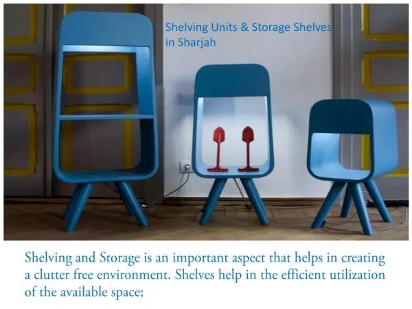Shelving Units & Storage Shelves in Sharjah