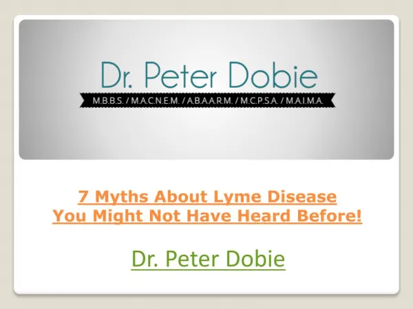7 Myths About Lyme Disease You Might Not Have Heard Before!