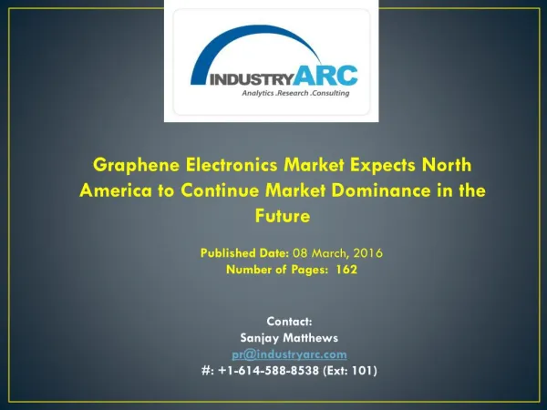 Graphene Electronics Market Pleased With Rise in Innovative Industrial Graphene Applications