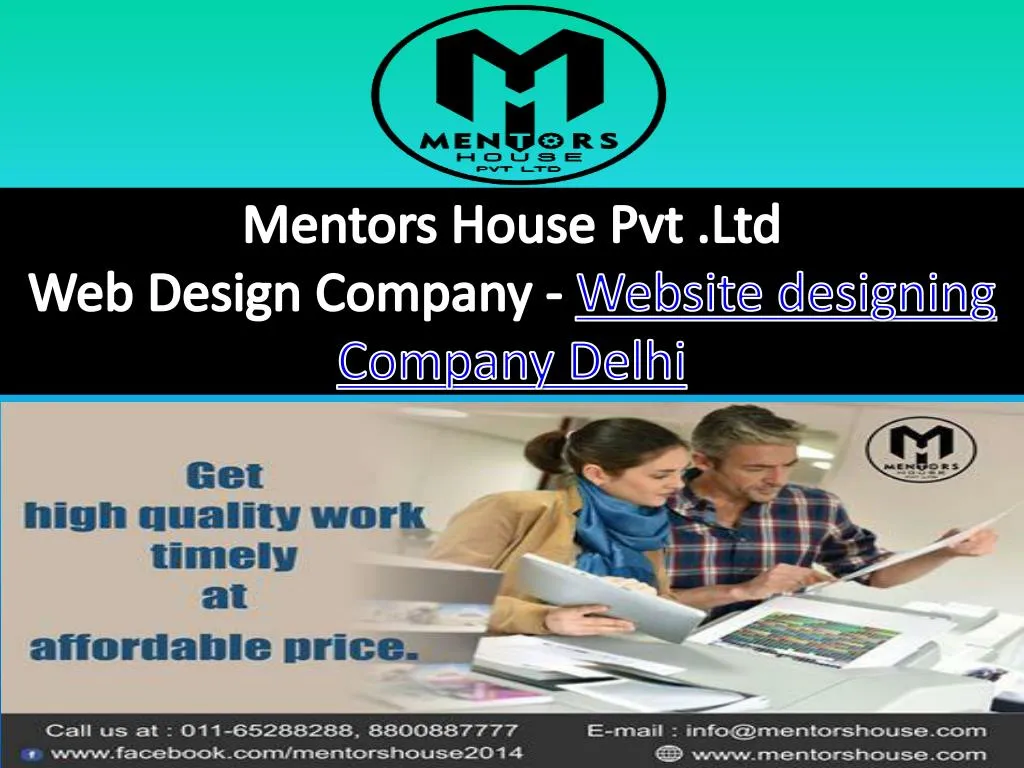 mentors house pvt ltd web design company w ebsite designing c ompany d elhi